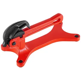 Vevor Schraubstock Aluminium grau
