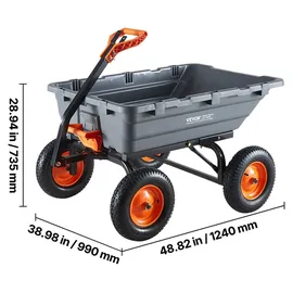 Vevor Bollerwagen 680 kg Kippwagen