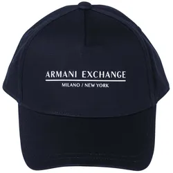 Baseball Cap ARMANI EXCHANGE "Cap", Damen, blau (dunkelblau), Obermaterial: 100% Baumwolle CO., Caps