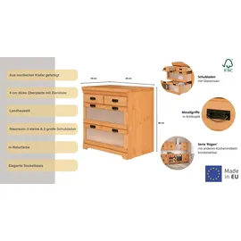 OTTO home Unterschrank Rügen 80 x 88 x 60 cm Beige