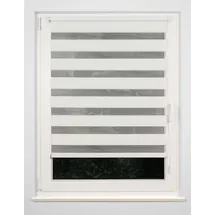 MYDECO Doppelrollo JUST 100 x 160 cm weiß