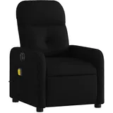 vidaXL Massagesessel Elektrisch Polyester 144 x 77,5 x 0 cm Schwarz