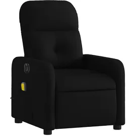 vidaXL Massagesessel Elektrisch Polyester 144 x 77,5 x 0 cm Schwarz