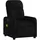 vidaXL Massagesessel Elektrisch Polyester 144 x 77,5 x 0 cm Schwarz