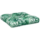 vidaXL Palettenkissen 50 x 50 x 12 cm Blattmuster 1 St.