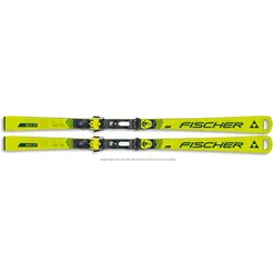 FISCHER Herren Racing Ski RC4 WC CT M-PLATE + RC4, Gelb, 175