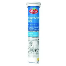 Abtei Magnesium 400 Plus Vitamin C + E Brausetabletten 15 St.