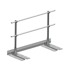 Ausstiegsgeländer seitlich Metalldach-Deckschale