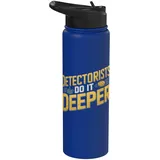 Lustiger Metalldetektor Schatzsuche Metalldetektor Stainless Steel Insulated Water Bottle