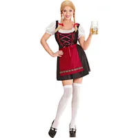 W WIDMANN MILANO Party Fashion - Kostüm Bayerische Kellnerin, Tracht für Bierparty, Volksfest, Karneval, Mottoparty