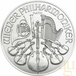 1 Unze Platinmünze Wiener Philharmoniker 2024