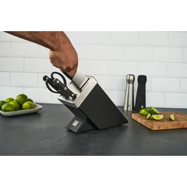 Zwilling Gourmet Selbstschärfender Messerblock 7-tlg. Schwarz