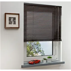 Jalousie LIEDECO "Aluminium-Jalousie" Gr. 21, beige, B:140cm H:160cm, Jalousien, Aluminium