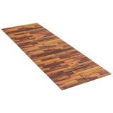Wenko Badematte Lambris, 65x200 cm mehrfarbig | braun