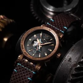 Vostok Europe Energia Rocket Automatik mit Leder Armband YN84-5750540