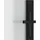 vidaXL Innertür 350559 102,5 x 201,5 cm Schwarz Mattglas und Aluminium