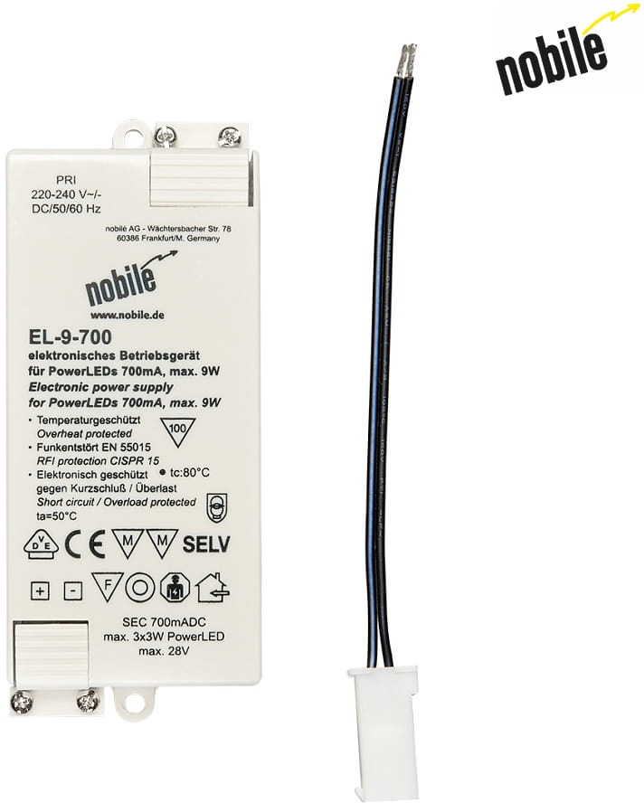 nobilé LED Betriebsgerät mit Konstantstrom EL-3-700 NO-8999027000