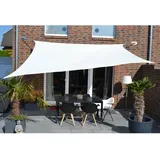 Floracord Vierecksonnensegel HDPE Cremeweiß 360 cm x 360 cm