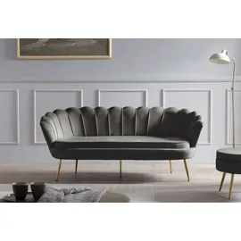 SalesFever Muschel-Sofa 3-Sitzer »Clam«, extravagantes Muscheldesign, Breite 180 cm