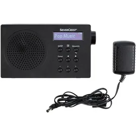 Silvercrest Radio DAB+ Taschenradio Trage-Radio Musikradio »SDR 15 A2« schwarz - Schwarz