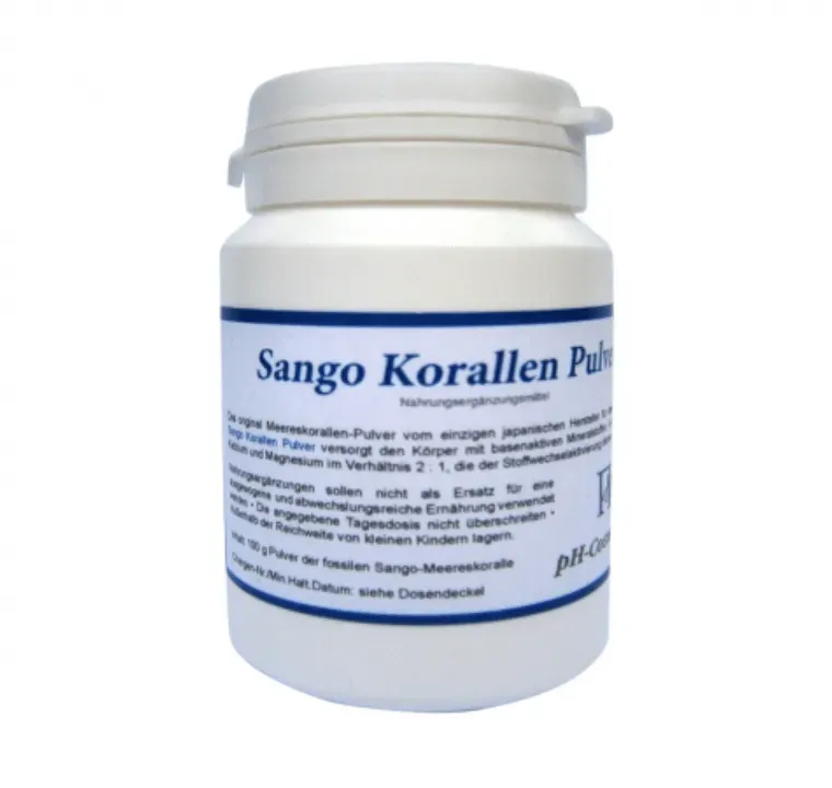 SANGO Meeres-Korallen Calcium Pulver (100 g) -pH-Cosmetics