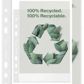 Esselte Prospekthüllen DIN A5 transparent genarbt 0,07 mm, 100 St.