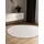 benuta Teppich Ron, rund, Höhe: 5 mm, 100% Baumwollteppich, Minimalistisch, Pflegeleicht, Wohnzimmerteppich weiß rund | Ø 240 cm x 5 mm