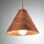 fabas luce gmbh Esino 1-flg. 40 W 30 cm kugelförmig Holz braun