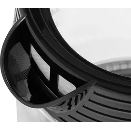 ECG RK 1750 Stripe Wasserkocher 1,7 L 2200 W Schwarz