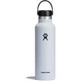 Hydro Flask Standard Mouth Flex Cap Insulated Isolierflasche 600ml weiß