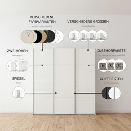 Rauch Schwebetürenschrank KOLUNA 203 x 229 x 62 cm Weiß
