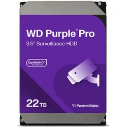 WD Purple Pro WD221PURP - Festplatte - 22 TB - Videoüberwachung, Smart Video - i