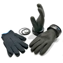 Rolock 3 - Dryglove Komplettsytem mit Handschuhen - Farbe: Schwarz ...