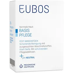EUBOS Seifenstück blau unparfümiert 125 g Seife