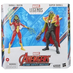 Hasbro Actionfigur Marvel Legends Avengers Skrull Queen and Super Skrull Actionfiguren