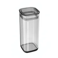 Practic Vorratsdose Küchenbehälter für lose Produkte, (1-tlg), Deckel mit Dichtung weiß 1500 ml