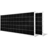 TORNASOL®️ Selbstinstallations-Solarkit 600W, 2 flexible ultraleichte monokristalline Solarpanels 310W-1000V, IP68-Schutz, Schuko-Anschluss