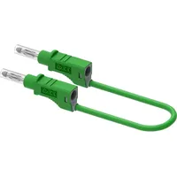 ELECTRO PJP 2211/600V-CD1-25V Messleitung Bananenstecker 25 cm Grün 1
