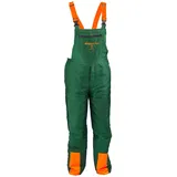 DEMA Schnittschutzhose Arbeitshose Schnittschutzlatzhose Forsthose Eco Gr. S grün/orange - S