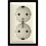 Busch-Jaeger Doppelsteckdose 16 A Weiß 2 St.