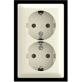 Busch-Jaeger Doppelsteckdose 16 A Weiß 2 St.