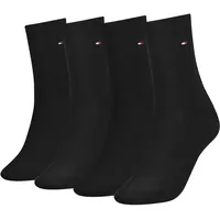 Tommy Hilfiger Socken »TH WOMEN 4P SOCK ECOM« Kurzsocken, uni schwarz
