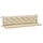vidaXL Bankauflage 200 x 50 x 7 cm beige 2 St.