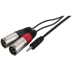 MONACOR Audio-Verbindungskabel 1m MCA-129P