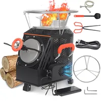 Großer Raketenofen, Rauchfreier Holzofen, Winddichter Campingkocher mit verstellbarem Feuer, Outdoor-Holzofen für Kochen, Camping, Wandern, Angeln, Rucksackreisen