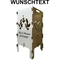 Feuerkorb mit Wunschtext | Feuerschale | Feuertonne | Feuerstelle Geschenk #13