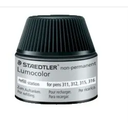 STAEDTLER Nachfülltinte Lumocolor nonpermanent, schwarz, Inhalt: 15 ml