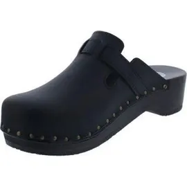 Berkemann Riemen-Toeffler Clogs Schwarz - Gr.: 40,5