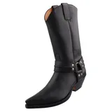 Sendra Cowboy Stiefel 3305 Schwarz - Schwarz - 46