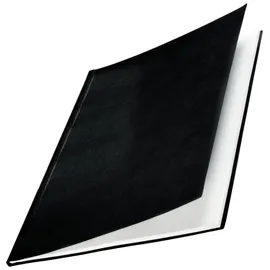 Leitz Buchbindemappen schwarz für 106-140 Blatt DIN A4 Karton Matt 140 Blätter 1 4 cm